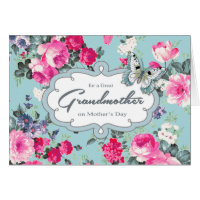 For Grandmother on Mother's Day Greeting Cards