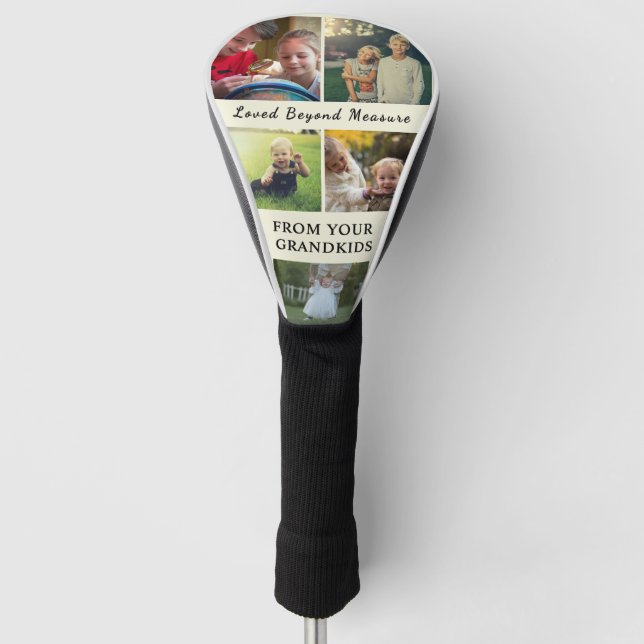 For Grandpa – Loved Beyond Measure Golf Cover (Front)