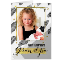 For Grandpa on Father's Day Custom Photo Cards