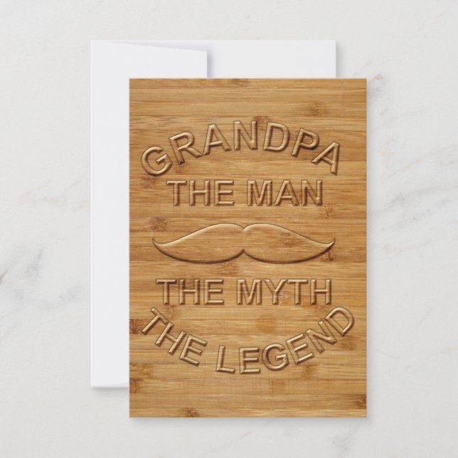 For Grandpa Thank You Card (Front)