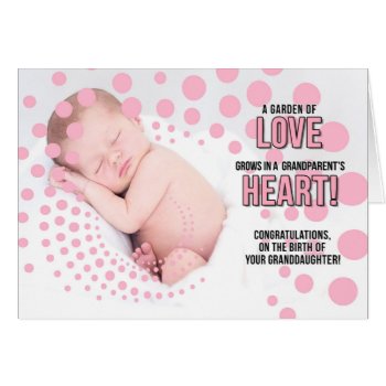 For Grandparents On The Birth Of A Granddaughter by SalonOfArt at Zazzle