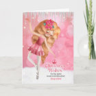 for Great Granddaughter a Pink Ballerina Christmas