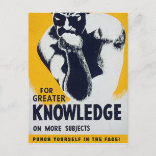 For Greater Knowledge Postcard