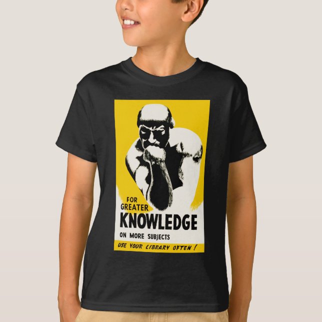 For Greater Knowledge T-Shirt (Front)
