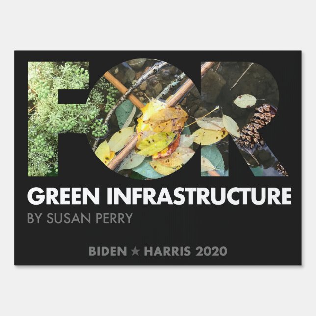 FOR Green Infrastructure, Susan Perry - Biden 2020 Sign (Front)