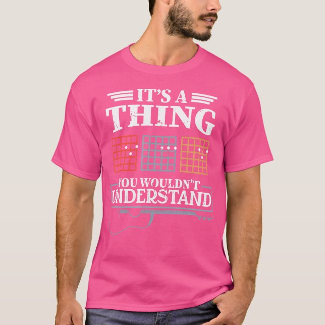 For Guitarist  Musician Music  Bass Fan  Acoustic  T-Shirt (Front)