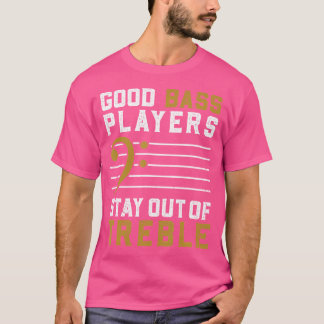 For Guitarist Musician Music Bass Fan Acoustic T-Shirt