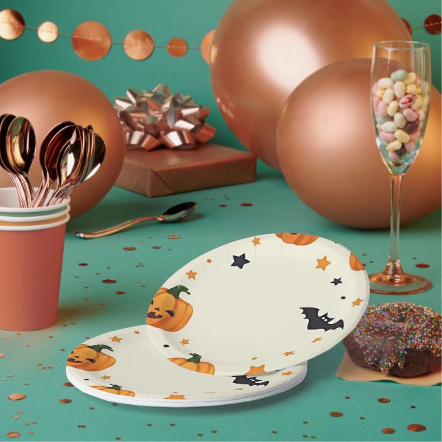 for Halloween Paper Plates (Multi)