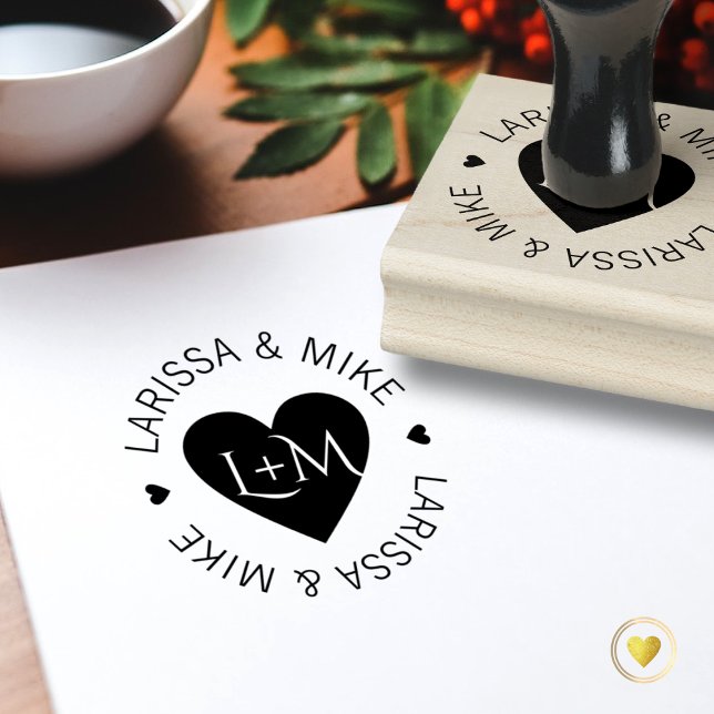 For Handmade Wedding Favors, a nice Rubber Stamp (Creator Uploaded)