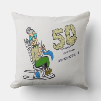 For HER 50 th Anniversary Throw Pillow