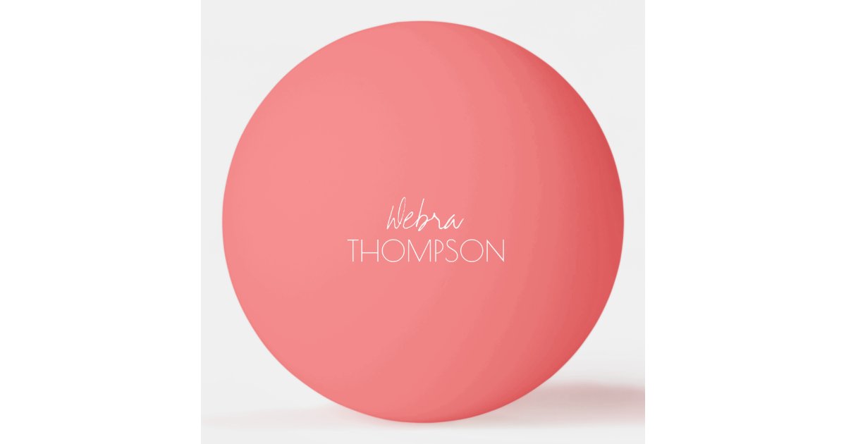 for her a pink table-tennis-ball ping pong ball | Zazzle.com