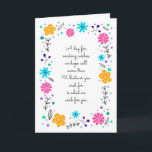 For Her Floral Happy Birthday Card<br><div class="desc">Pretty flowers,  branches,  leaves and pretty dots form a border around our birthday message OR swap for your birthday message.  Pretty card for mom,  sis,  aunts,  cousins,  grandmother,  and your best friends.</div>