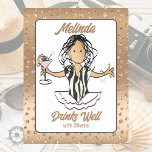 For Her Funny Ethnic Woman Cruise Ship Door Magnetic Dry Erase Sheet<br><div class="desc">Are you looking for a fun and funny magnet for your next cruise or girl's trip? You can customize this magnet with your name and message!</div>