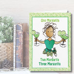 For Her Funny Margarita Sarcastic Birthday   Card<br><div class="desc">Does that special someone love margaritas and celebrating her birthday?  Personalize this fun card for her!</div>