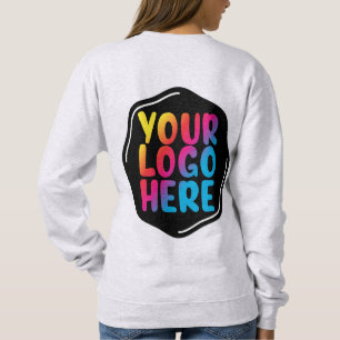 For Her Mama New Mom Add Your Logo Here Customized Sweatshirt