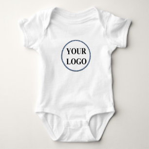 For Her Mama New Mom Mother ADD YOUR LOGO HERE  Baby Bodysuit