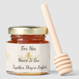 For Her – “Meant to Bee” Honey Favor  Jar Favors