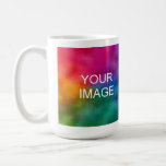 For Him Her Add Your Own Photos Images Text Name Coffee Mug<br><div class="desc">For Him Her Add Your Own Photos Images Text Name Elegant Trendy Template Classic Coffee Mug.</div>