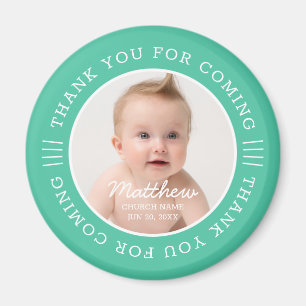 For Him Holy Baptism Thank You For Coming Photo Magnet