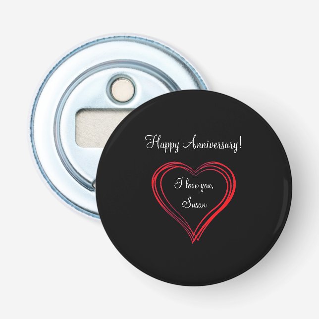 For Him, Husband, Boyfriend for Anniversary, etc Bottle Opener (Front)