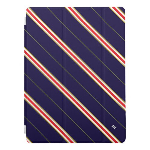 For Him Mens Cool Striped Blue Professional Trendy iPad Pro Cover