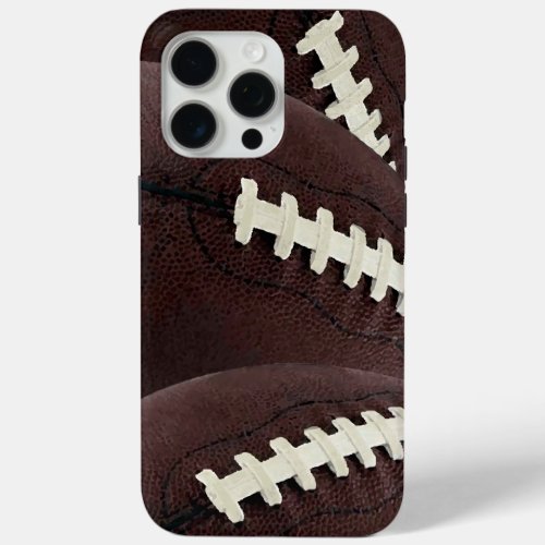 For Him Modern Graphic Football iPhone iPhone 15 Pro Max Case