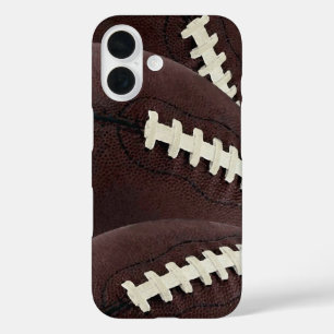 For Him Modern Graphic Football iPhone iPhone 16 Case