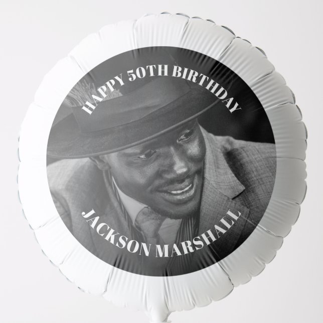 For Him | Photo Birthday Balloon (Front)