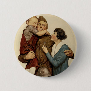 For Home and Country Button