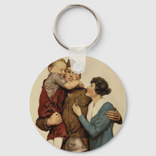 For Home and Country Keychain