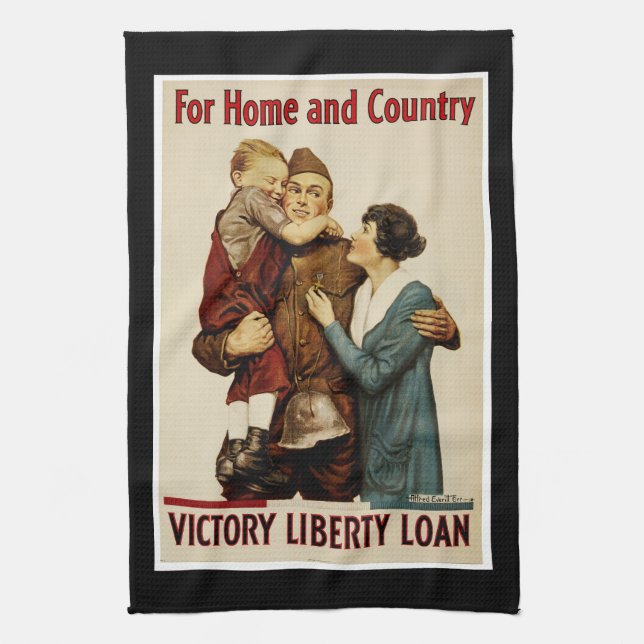 For Home and Country Kitchen Towel (Vertical)