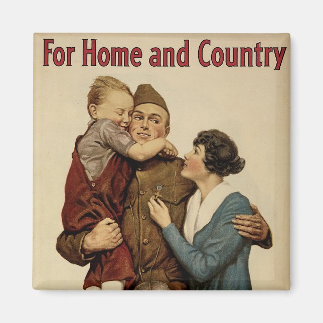 For Home and Country Magnet (Front)