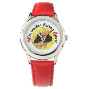 For horses and horse sports lovers clock watch