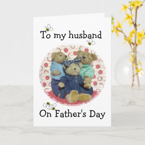 For Husband on Fathers Day Card