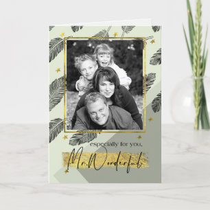 For Husband on Father's Day Custom Photo Card