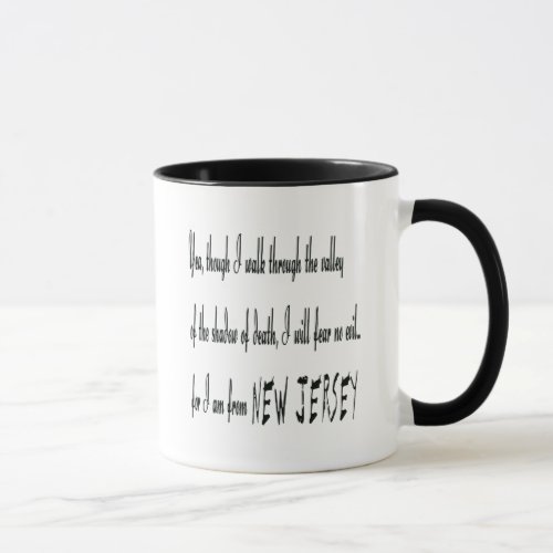 For I Am From New Jersey Mug I