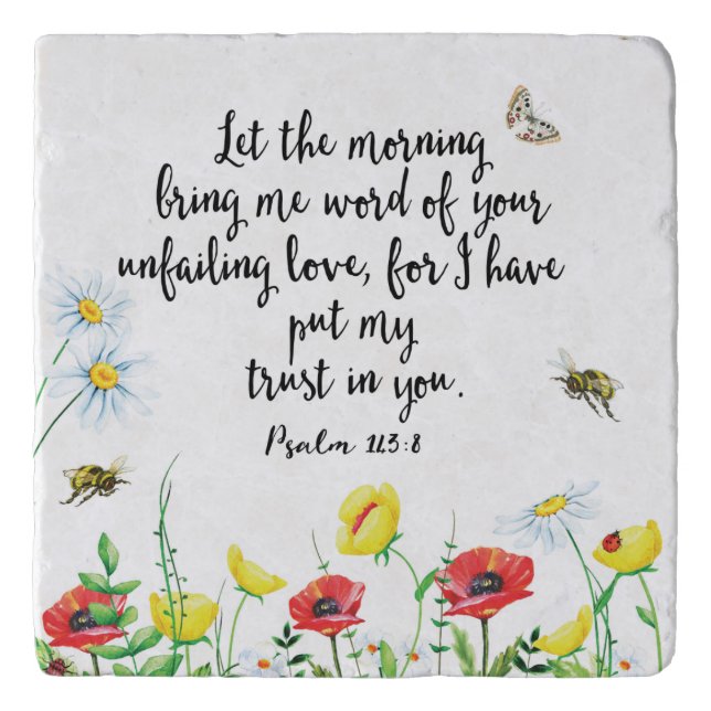 For I Have Put My Trust in You Trivet (Front)