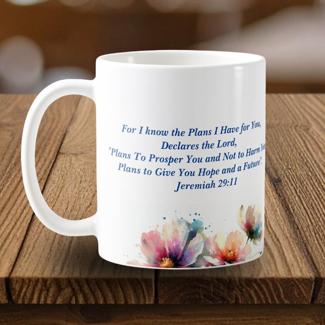 For I know/ Jeremiah 29:11 Mug (Creator Uploaded)