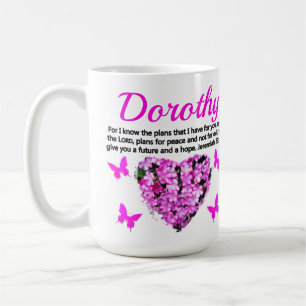 FOR I KNOW THE PLAN PERSONALIZED JEREMIAH 29:11 COFFEE MUG