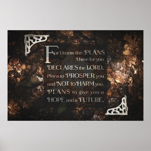 For I know the Plans I have for you Poster