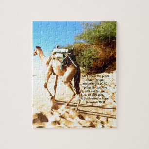 For I know the plans I have .... Jeremiah 29:11 Jigsaw Puzzle