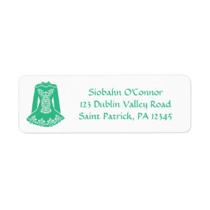 Irish Return Address Labels | Zazzle
