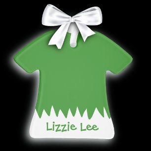 For Irish Dancers Green Dancing Dress  Ornament