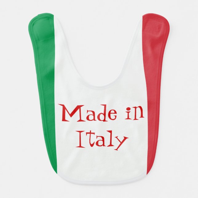 For Italian Babies! Bib (Front)