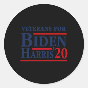 For Joe Biden Kamala Harris 2020 Election  Classic Round Sticker