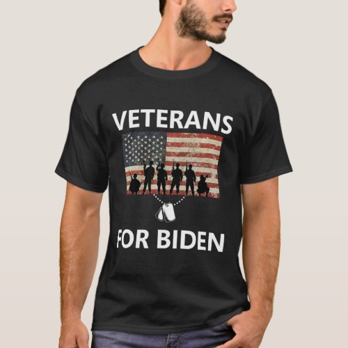 For Joe Biden Kamala Harris 2020 Vet Election  T_Shirt