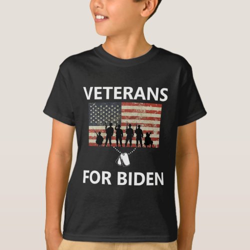 For Joe Biden Kamala Harris 2020 Vet Election  T_Shirt