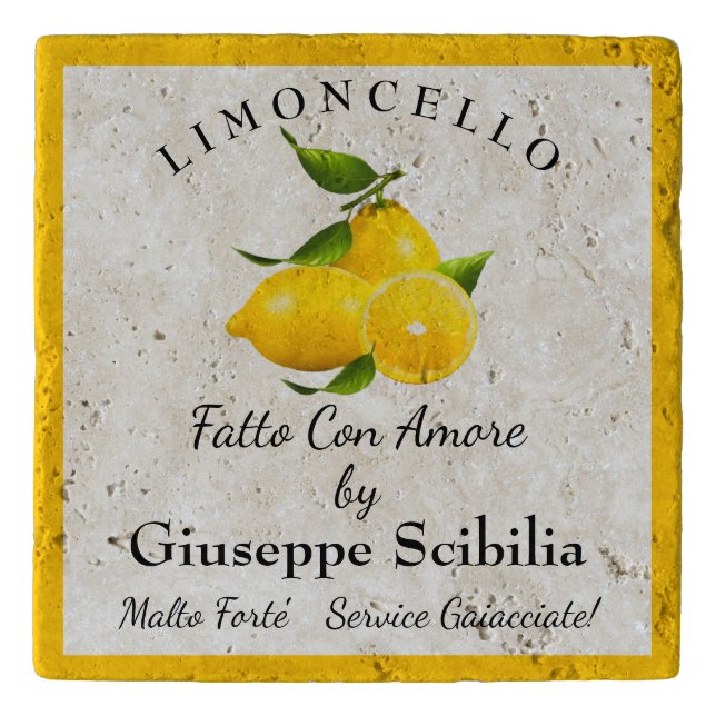 For Joe Homemade Limoncello  Trivet (Front)