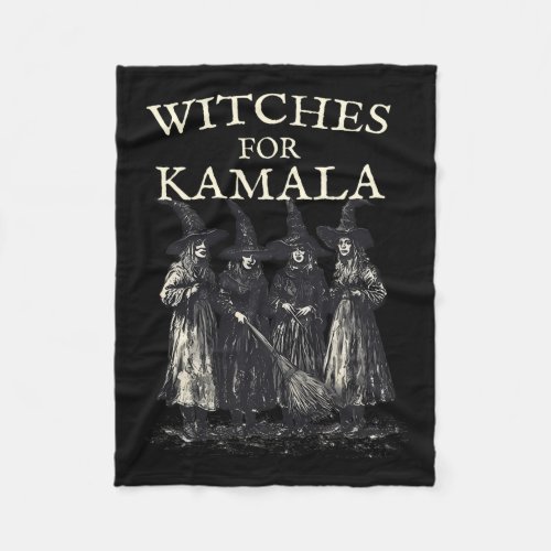 For Kamala Feminist Political Election Halloween  Fleece Blanket