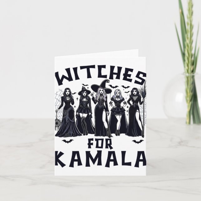 For Kamala Harris Election 2024 Halloween  Card (Front)